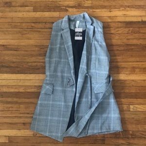 Checked Vest